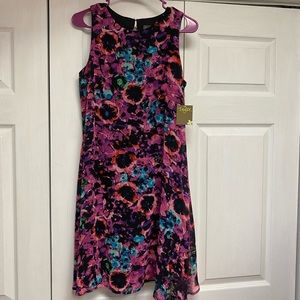 TAG ON Taylor Brand Floral Midi Dress, Size 8